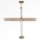 Chinese modern antique brass torchieres uplight LED standing floor lamp