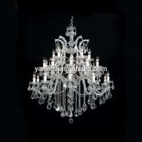 silver big size Maria Thersesa K9 crystal chandelier lighting for hotel lobby, wedding decoration