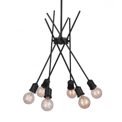 Home decor UL listed black light design living room hanging modern american pendant lamp