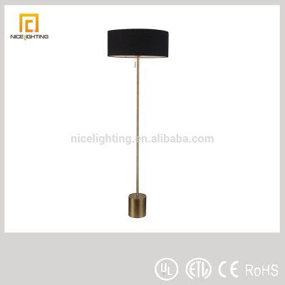 Interior home decor lighting fixture modern fabric standing floor lamp