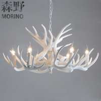 European White Wedding Decoration Antler Chandelier