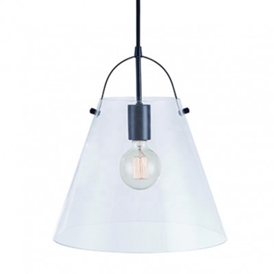 Nice lighting decorative black metal E26/E27 clear glass industrial vintage pendant lamp modern